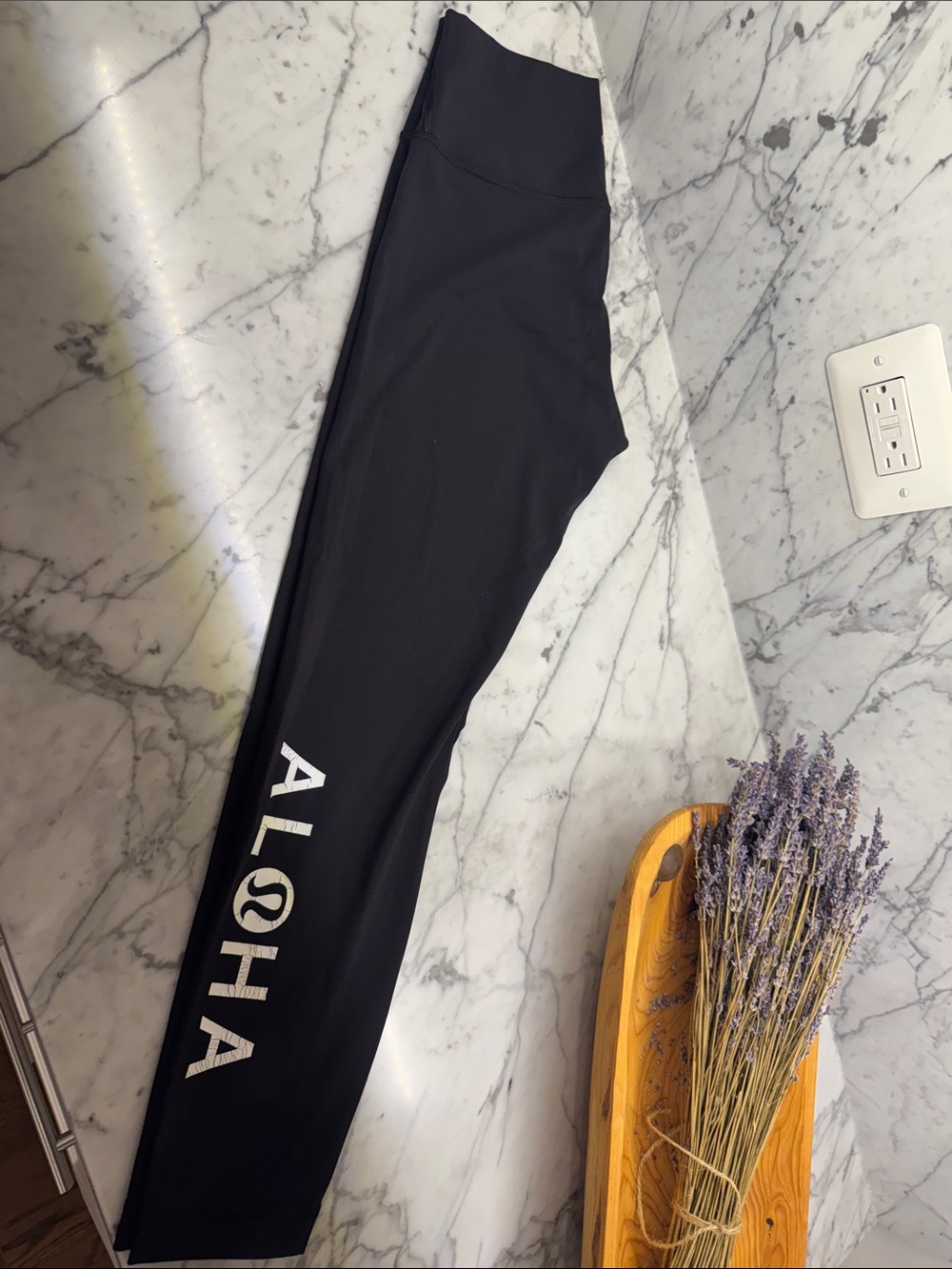 Lululemon athletica Limited Addition Hawaii Black High-Rise Performance Leggings